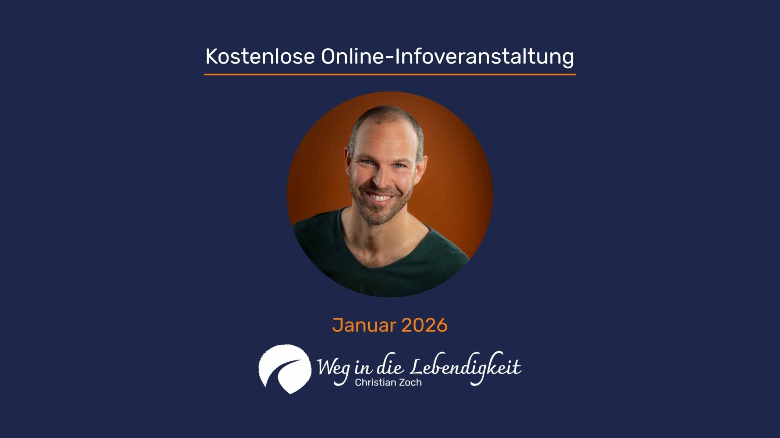 Banner kostenlose Online-Infoveranstaltung Januar 2026- Christian Zoch